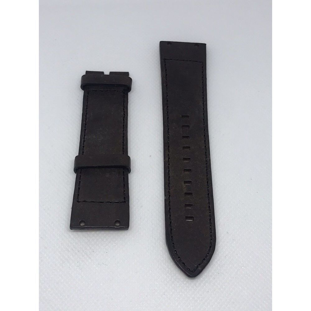 Fossil Brown Leather Watch Band Strap Bracelet 24mm - H30